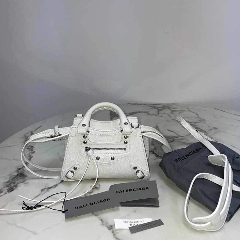 BALENCIAGA Neo ClassicCity snake-embossed tote bag